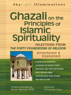 cover image of Ghazali on the Principles of Islamic Sprituality